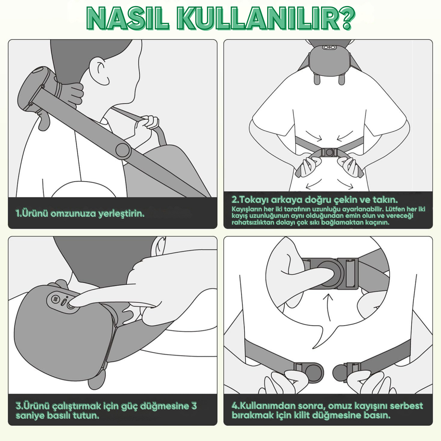 Isı Terapili Biyonik Masaj Aleti